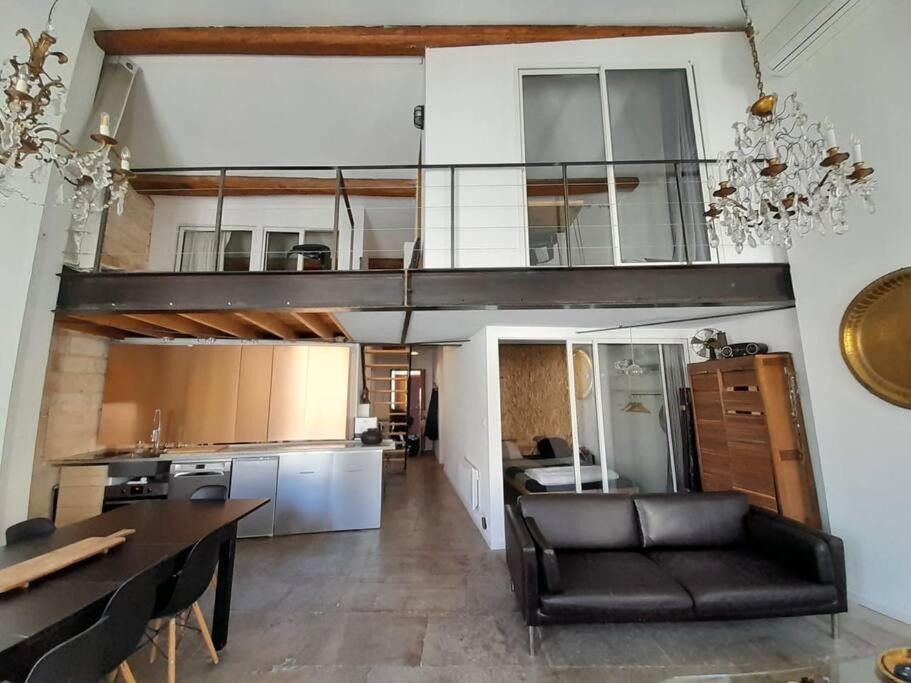 Loft Coeur Historique Montpellier Appartement Buitenkant foto